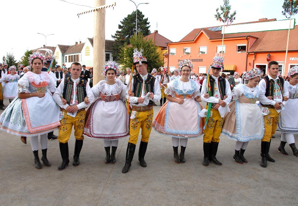 Penzion A Restaurace U Hroznu Velké Bílovice 외부 사진
